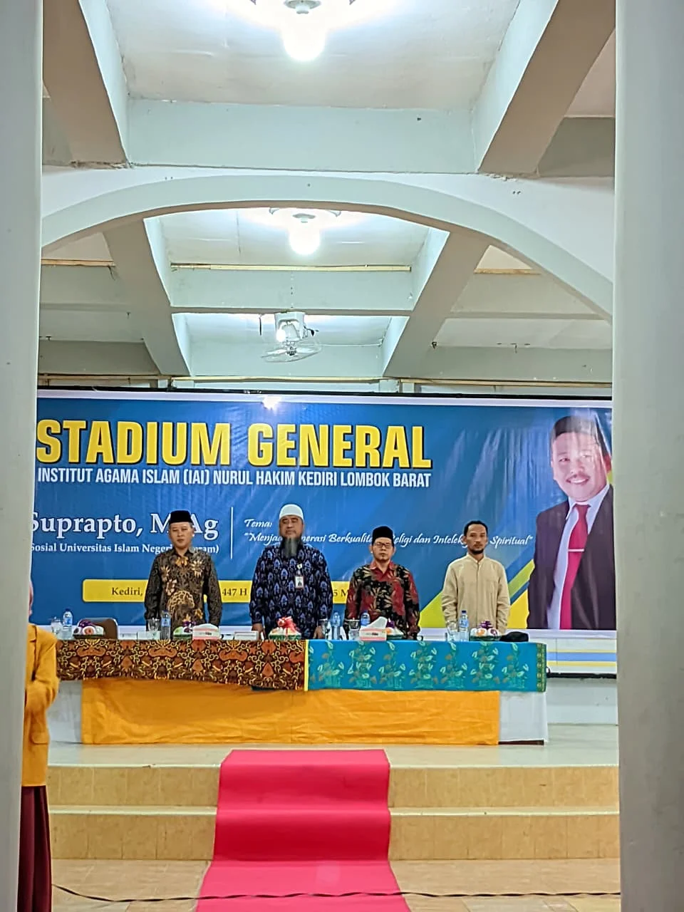 Stadium General IAI Nurul Hakim Hadirkan Prof. Dr. Suprafto, M.Ag. Bahas Generasi Berkualitas, Religius, dan Intelek yang Spiritual
